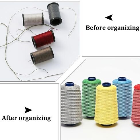 GORGECRAFT 100Pcs Thread Net Spool Saver 120mm Long Cosmetic Brush Protective Nets Black Mesh Spool Saver Huggers for Different Sizes of Sewing Quilting Machine Embroidery Bobbins Organize Accessories in Saudi Arabia