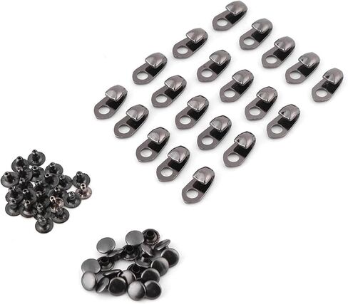 20pcs Boot Hooks Lace Fittings with Rivets for Climbing Boot Repair Accessories in Saudi Arabia