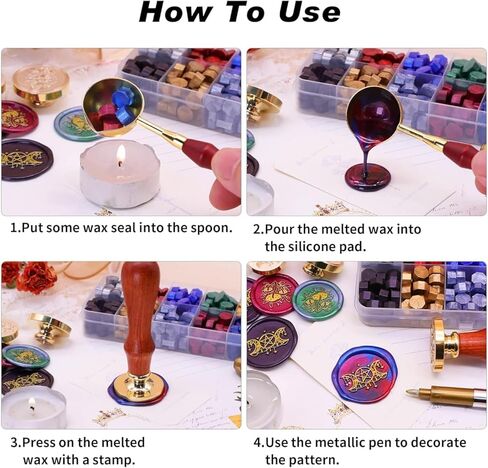 Christmas Wax Seal Stamp Merry Christmas Sealing Stamp and A Wood Handle Stamps Head for Gift Decoration Christma Cards New Year Envelopes Wax Sealing in Saudi Arabia