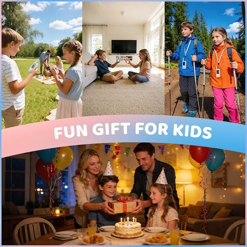 Video Walkie Talkies for Kids with Real-Time Screen & Voice Changer, Rechargeable Walkie Talkies Long Range Radios, for Outside, Hiking, Birthday Gifts for Boys/Girls Ages 3-12 in Saudi Arabia