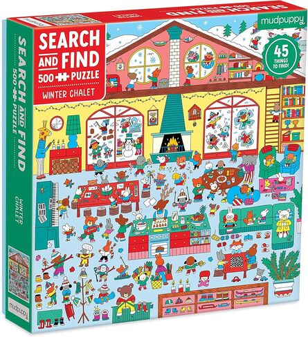 Mudpuppy Winter Chalet 500 PC Search & Find Puzzle in Saudi Arabia