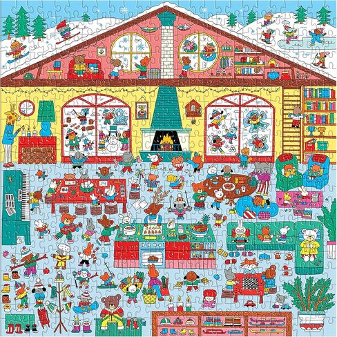 Mudpuppy Winter Chalet 500 PC Search & Find Puzzle in Saudi Arabia