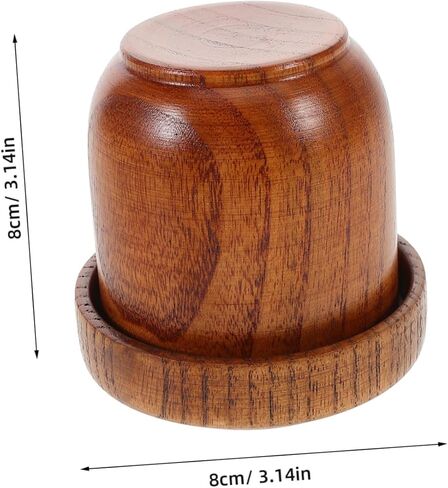 كوب نرد خشبي من ياردوي بغطاء كوب نرد من الخشب الصلب لنرد حفلات KTV Bar Game in Kuwait