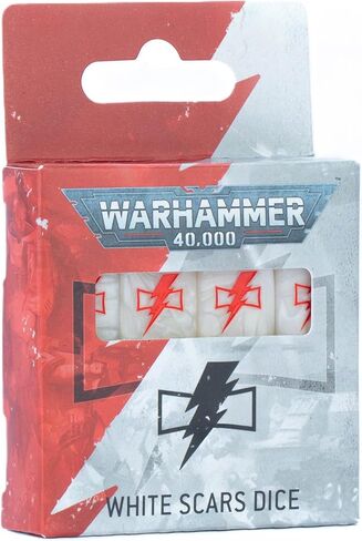 White Scars Dice Pack of 16 by Games Workshop in Saudi Arabia