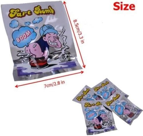 Generic 100pc Fart Bomb Bag ~ Display Included, Small in Saudi Arabia