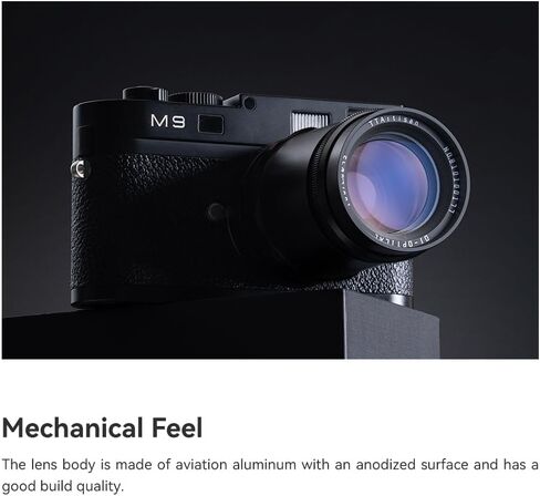 TTArtisan 100mm F2.8 for M Mount Full Frame Manual Focus Bubble Bokeh Lens Compatible with M2 M3 M4 M5 M6 M7 M8 M9 M9P M10 M262 M240 M240P M10P M10R M11 in Saudi Arabia
