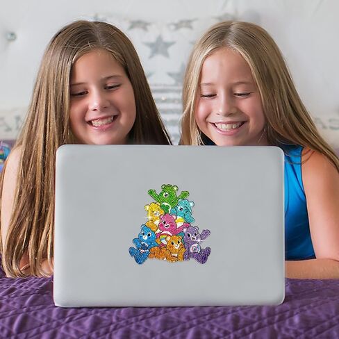 StickerBeans® Rhinestone Stickers – 5" Care Bear Bunch of Besties - Large, Unique, Sparkly, and Cut-to-Shape for Collecting, Trading, Decorating Laptops, Journals, Scrapbooks - Kids & Teens in Saudi Arabia