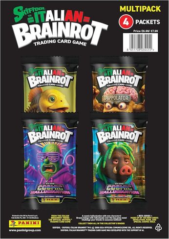 Panini Skifidol Italian Brainrot Cosmic Hallucination Trading Card Collection - Starter Pack in Saudi Arabia