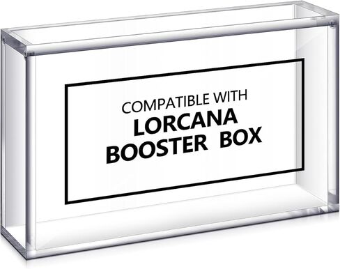 1 Pcs Acrylic Booster Box, Small Acrylic Display case Magnetic Display Boxes for Collectors in Saudi Arabia