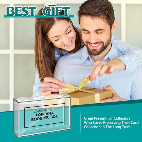 1 Pcs Acrylic Booster Box, Small Acrylic Display case Magnetic Display Boxes for Collectors in Saudi Arabia