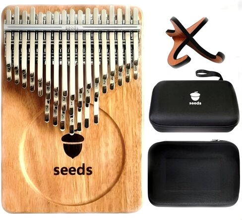 بذور كاليمبا الإبهام البيانو 17 مفاتيح خشب أوكومي خفيفة الوزن للغاية، المحمولة مبيرا فنجر البيانو in Kuwait