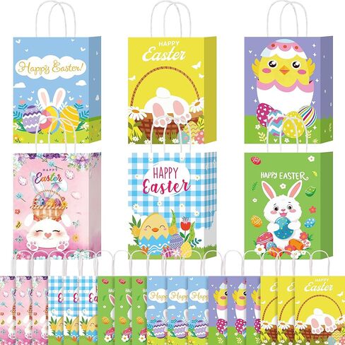 W WINTMING 16 Pcs Valentine's Day Gift Bags Love Heart Paper Bags with Handles Valentine's Anniversary Party Favor Bag Festival Gifting Warpping Bag in Saudi Arabia