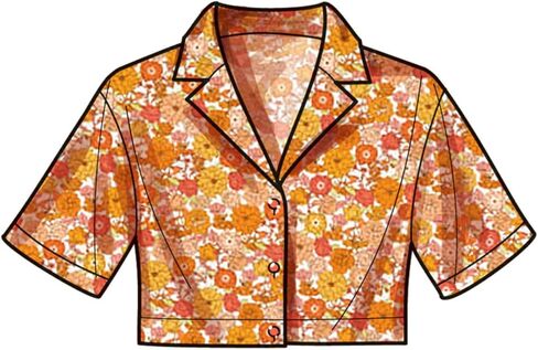 Simplicity SS9610H5 Misses' Top، والسراويل ذات الساق المستقيمة، ومجموعة أنماط الخياطة القصيرة، رمز التصميم S9610، الأحجام 6-8-10-12-14 in Kuwait