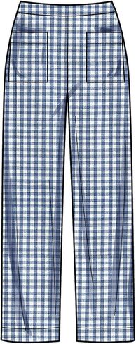 Simplicity SS9610H5 Misses' Top، والسراويل ذات الساق المستقيمة، ومجموعة أنماط الخياطة القصيرة، رمز التصميم S9610، الأحجام 6-8-10-12-14 in Kuwait