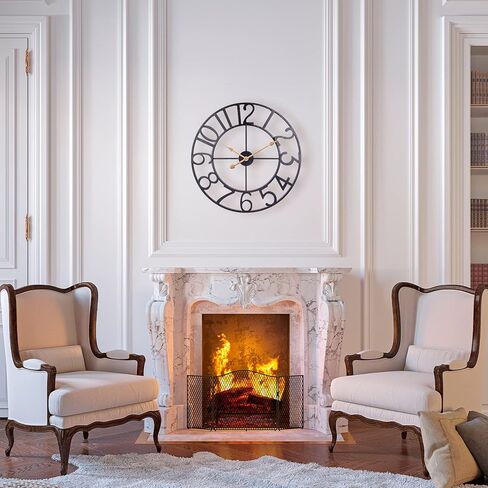 ساعة حائط صغيرة من BEW، ساعة حائط خشبية مزخرفة قديمة مقاس 8 بوصات، ساعة معلقة دائرية تناظرية صامتة غير موقوتة للمطبخ، وغرفة المعيشة، وغرفة النوم، ولمسة نهائية من الخشب الطبيعي in Kuwait