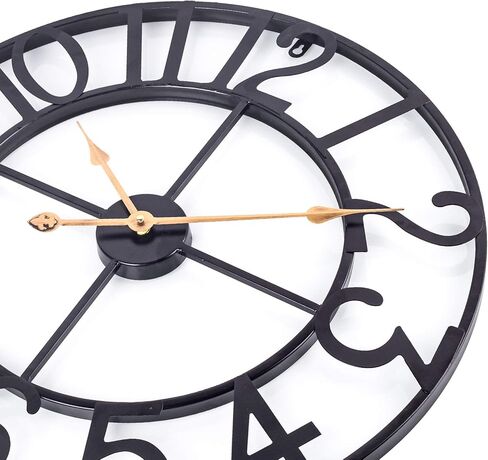 ساعة حائط صغيرة من BEW، ساعة حائط خشبية مزخرفة قديمة مقاس 8 بوصات، ساعة معلقة دائرية تناظرية صامتة غير موقوتة للمطبخ، وغرفة المعيشة، وغرفة النوم، ولمسة نهائية من الخشب الطبيعي in Kuwait