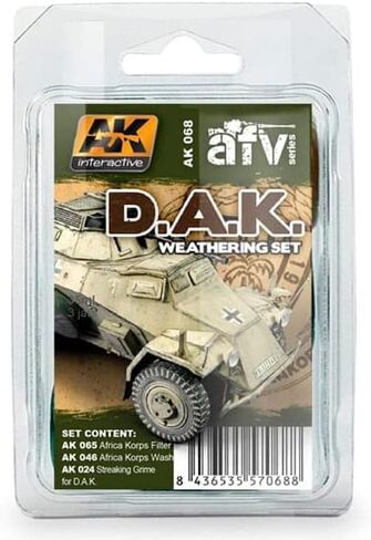 AK Interactive Africa Korps Weathering Set # 00068 in Saudi Arabia