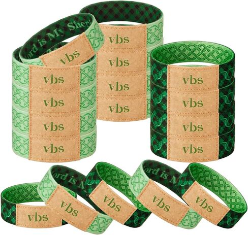 50 Pcs the Lord Is My Shepherd Vbs 2026 Wristbands Bracelets the Lord Is My Shepherd Christian Gift Bulk Gospel Wristbands for Vbs Events Activities Church Party Gifts in Kuwait