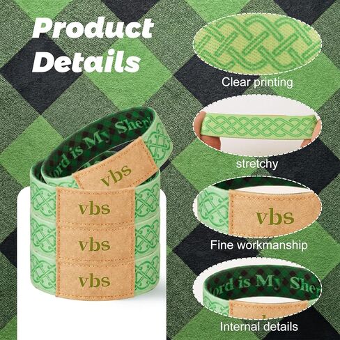 50 Pcs the Lord Is My Shepherd Vbs 2026 Wristbands Bracelets the Lord Is My Shepherd Christian Gift Bulk Gospel Wristbands for Vbs Events Activities Church Party Gifts in Kuwait