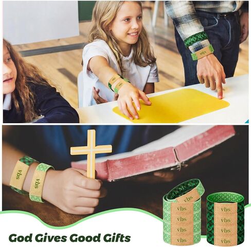 50 Pcs the Lord Is My Shepherd Vbs 2026 Wristbands Bracelets the Lord Is My Shepherd Christian Gift Bulk Gospel Wristbands for Vbs Events Activities Church Party Gifts in Kuwait