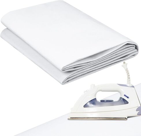 Tegeme 45" x 120" Premium Double Sided Fusible Quilting for Batting, Adhesive Fusible Cotton Blend Multipurpose Sewing Batting for Bedspreads Interior Decoration Crafts in Saudi Arabia