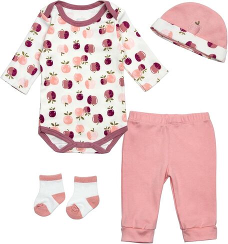 Reborn Baby Doll Clothes Girl Outfit Accessories for 17-22 Inch Reborn Dolls Baby Girl Doll Clothes 4pcs Set in Saudi Arabia