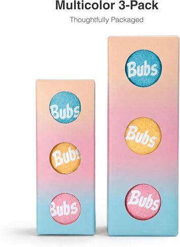 BubS Premium Durable Squeaker Balls for Dogs & Cats 3-Pack (2 inch) – Tennis Ball Style, Bouncy, Interactive, Safe & Long Lasting Fetch Pet Toys for Endless Fun (Small) in Saudi Arabia