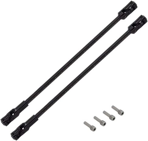عمود محرك مشترك عالمي من الفولاذ المقاوم للصدأ DIY عمود محرك طول القطع لـ 1/10 LCG RC الزاحف روبوت SCX10 I II III TRX4 Capra(D) in Saudi Arabia