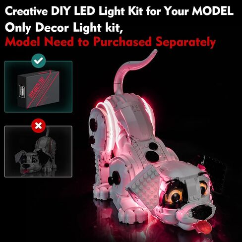 Light kit Compatible with Lego 43269 101 Dalmatians Puppy - No Model Only Light, LED Lighting Accessories Compatible with Lego 43269 in Saudi Arabia