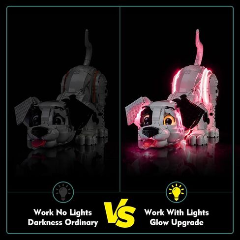 Light kit Compatible with Lego 43269 101 Dalmatians Puppy - No Model Only Light, LED Lighting Accessories Compatible with Lego 43269 in Saudi Arabia