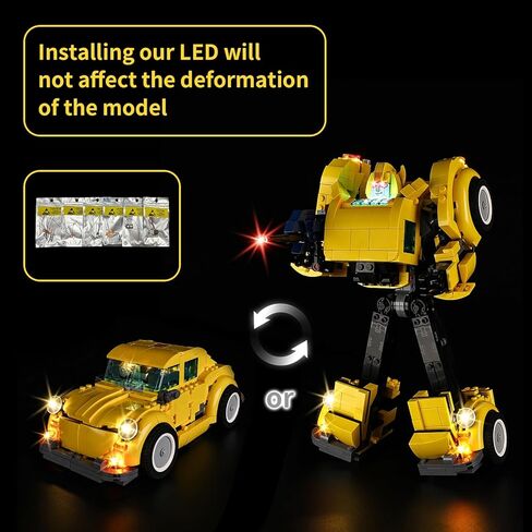 Kyglaring LED Light Kit Compatible with Lego Bumblebee Robot 10338 Building Blocks, Lights Only (Model Not Included) in Saudi Arabia