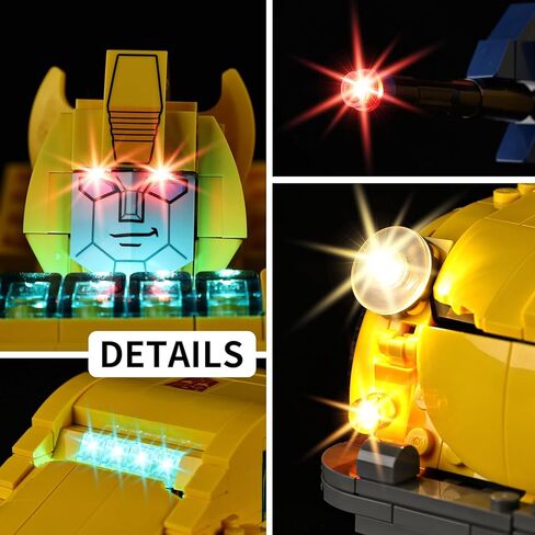 Kyglaring LED Light Kit Compatible with Lego Bumblebee Robot 10338 Building Blocks, Lights Only (Model Not Included) in Saudi Arabia
