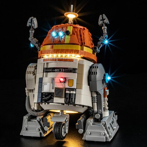 BRIKSMAX 2.0 Light Kit for Lego-Chopper C1-10P Astromech Droid -Innovative Led Lighting Compatible with Lego Star Wars 75416 - Not Included Lego Set in Saudi Arabia