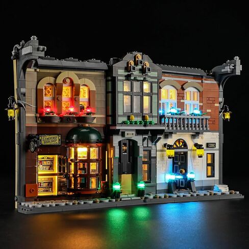 مجموعة إضاءة LED متوافقة مع Lego Sherlock Holmes: نموذج مكعبات بناء Book Nook - مجموعة الإضاءة للأيقونات 10351 (مجموعة النماذج غير متضمنة) in Saudi Arabia