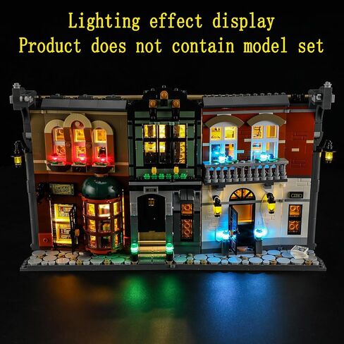 مجموعة إضاءة LED متوافقة مع Lego Sherlock Holmes: نموذج مكعبات بناء Book Nook - مجموعة الإضاءة للأيقونات 10351 (مجموعة النماذج غير متضمنة) in Saudi Arabia