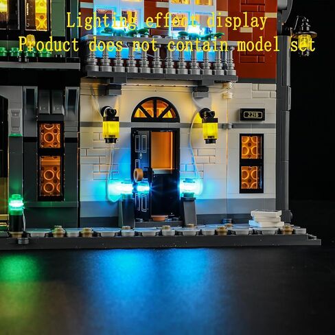 مجموعة إضاءة LED متوافقة مع Lego Sherlock Holmes: نموذج مكعبات بناء Book Nook - مجموعة الإضاءة للأيقونات 10351 (مجموعة النماذج غير متضمنة) in Saudi Arabia