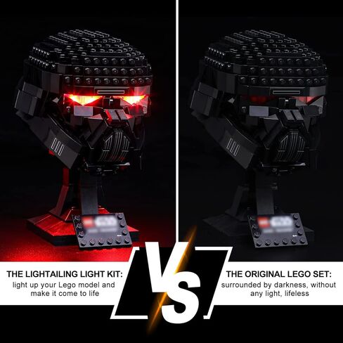 مجموعة إضاءة LED من LIGHTAILING لخوذة Dark-Trooper من Lego 75343 - مجموعة إضاءة LED in Saudi Arabia