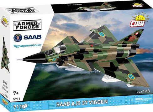 COBI Armed Forces SAAB AJS37 Viggen Aircraft in Saudi Arabia