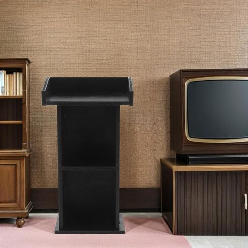 VOSAREA Miniature Wooden Podium Dollhouse 1:12 Scale Realistic Speaker's Stand for Dollhouse Decoration Tiny Furniture Accessory in Saudi Arabia
