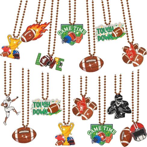 Ecally 30 Pcs Theme Party Favors Bead Necklaces Colorful Golf Ball Cart for Club Party Favor Gifts Decorations Jewelry Supplies in Saudi Arabia