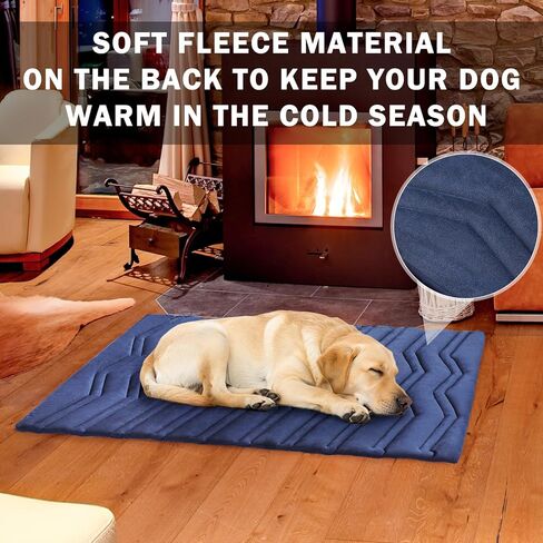 SCENEREAL Dog Cooling Mat for Crate, Thicken Self-Cooling Dog Pad Reversible (Cool & Warm), 48"x28" Pet Cool Bed for M Large XL Dogs,Kennel Sofa Mats Machine Washable, Durable Non-Toxic Gel, Outdoor in Kuwait