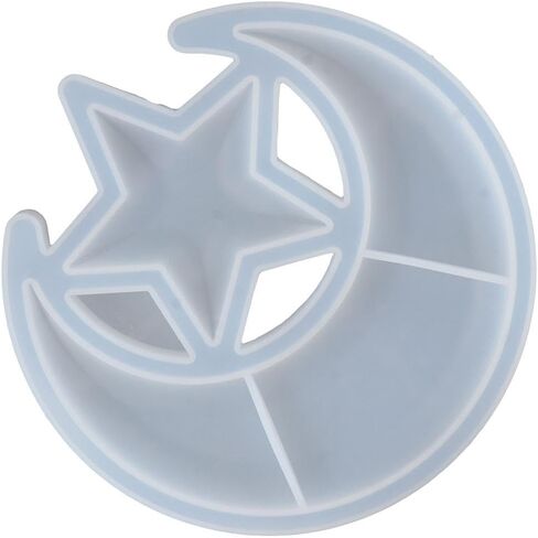 Moon and Star Tray Resin Molds,Moon Shelf Epoxy Resin Silicone Molds for DIY Jewelry Display,Craft Home Decoration in Saudi Arabia