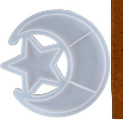 Moon and Star Tray Resin Molds,Moon Shelf Epoxy Resin Silicone Molds for DIY Jewelry Display,Craft Home Decoration in Saudi Arabia