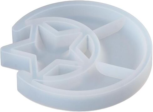Moon and Star Tray Resin Molds,Moon Shelf Epoxy Resin Silicone Molds for DIY Jewelry Display,Craft Home Decoration in Saudi Arabia