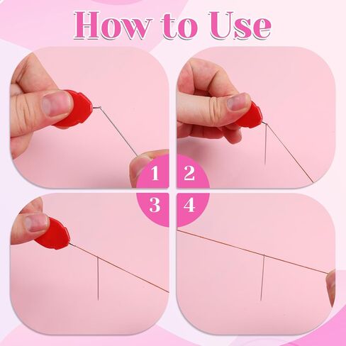 40 Pcs Needle Threaders Needle Threader for Hand Sewing Multicolor Plastic Embroidery Needles Threader 4 Type Simple Needles Threaders for Sewing Machin Embroidery Floss Small Eye Needls in Saudi Arabia
