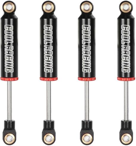 RC Shock Absorbers Oil Damper for 1/12 Crawler Car MN128 1/18 TRX4M K10 F150 TRX4MT Upgrades (Black, 77mm) in Saudi Arabia