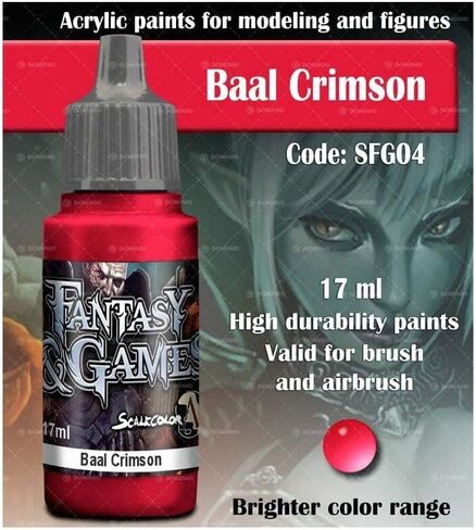 Scale 75 Fantasy and Games Baal Crimson 17ml in Saudi Arabia