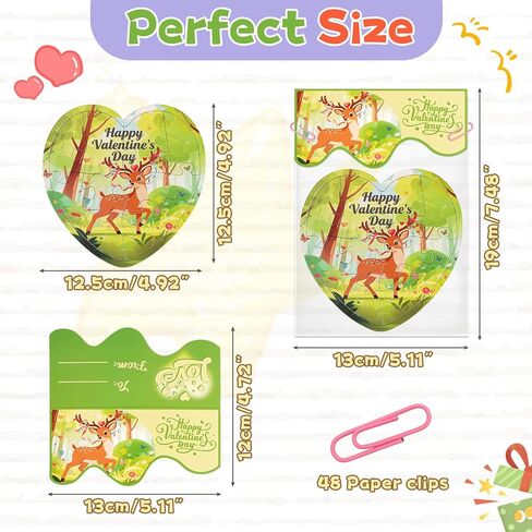 24 Packs Valentines Cards for Kids Classroom with Heart Jigsaw Puzzle Set,Valentines Day Gifts for Kids School,Classroom Must Haves Exchange Prizes Valentines Party Favors for Him Her Boys and Girls in Saudi Arabia