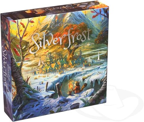 لعبة لوحة إصدار Everdell Silverfrost Collector's | لعبة استراتيجية بناء مدينة مستقلة | اكتشف القمم المتجمدة لسيلفر فروست | موارد متميزة | العمر 10+ | 1-4 لاعبين in Kuwait