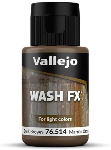 Vallejo Model Wash 76514 Dark Brown Wash (35ml) in Saudi Arabia